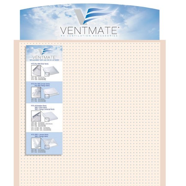 Ventmate VENTPOP Point Of Purchase Display Header Card - Young Farts RV Parts