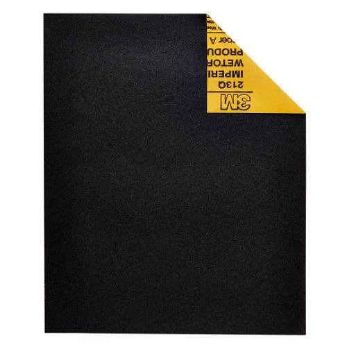 Wetordry Sandpaper - 9" x 11"; 320 Grit; Black; 10 Sheets Per Pack - 99421 - Young Farts RV Parts