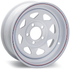 Wheel 5 - Lug 13X4.5 Trailer Wheel Spoke White - Young Farts RV Parts