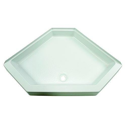 White 34X34 Neo Hex Shower Pan 5" - Young Farts RV Parts