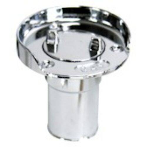 WHITECAP Boat Deck Filler Cap - Fresh Water Only; Zamac; With Chain - S - 7022C - Young Farts RV Parts