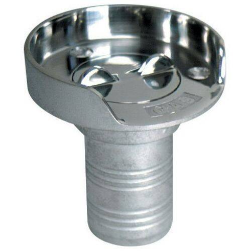 WHITECAP Boat Deck Filler Cap - Zamac; With Chain - S - 7021C - Young Farts RV Parts