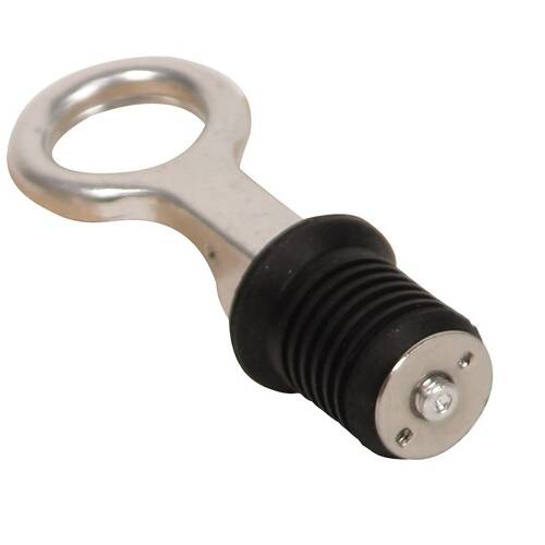 WHITECAP Boat Drain Plug - Marine Series - Bailer - 1" Diameter; Aluminum - S - 0205C - Young Farts RV Parts