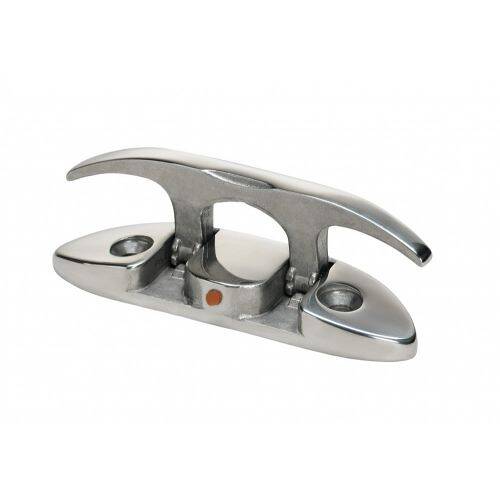 WHITECAP Boat Rope Cleat - Tie - Up; 6" Length; Silver - 6746C - Young Farts RV Parts