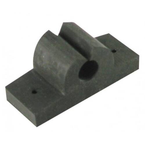 WHITECAP Fishing Rod Holder - Surface Mount - 3/8" Jaw Style Hold - Black Rubber - 3750BC - Young Farts RV Parts