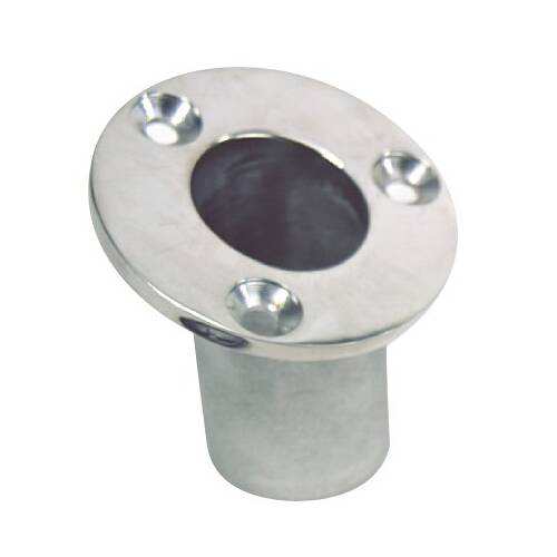 WHITECAP Flagpole Mount - Flush Mount - Holds Single Flag - Flag Poles Up to 1 - 1/4