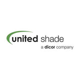 United Shade 49.5WX45.5DROLLERSHADE Window Shade Linen/Black 1