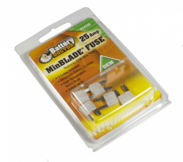 Wirthco 24125 Min Blade Fuse - 25 Amp - Young Farts RV Parts