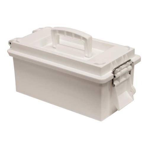 WISE MARINE Dry Box - 15" x 7 - 3/4" x 6.5"; White; Lockable - 56011 - 40 - Young Farts RV Parts