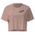 Young Farts Women’s Crop Top with front and back print in Black