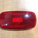 Used T. Bargman 59 - SAE-AP2-83-DOT Replacement Lens for Marker Light - Red