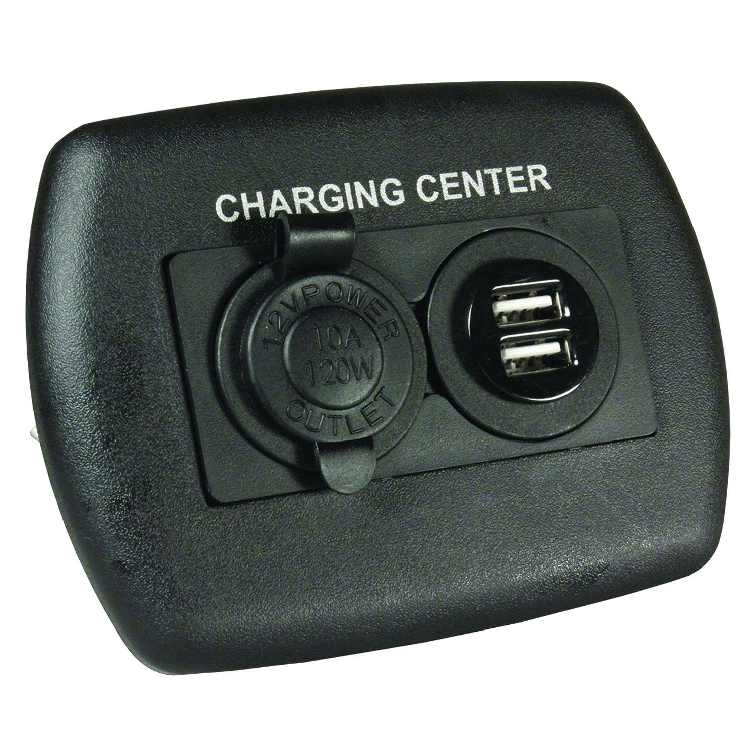 12V/Usb Charging Station Blk - Young Farts RV Parts