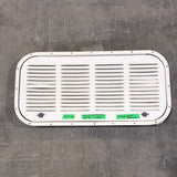 USED DOMETIC Off White Exterior Vent Door with Frame 28 3/4