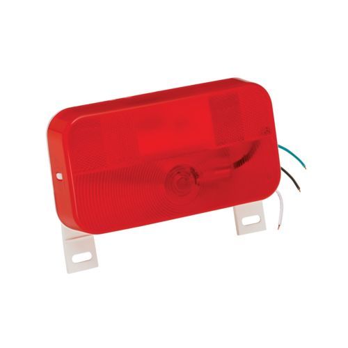 30-92-003 Bargman RED TAILLIGHT W/LICENSE BRKT - Young Farts RV Parts