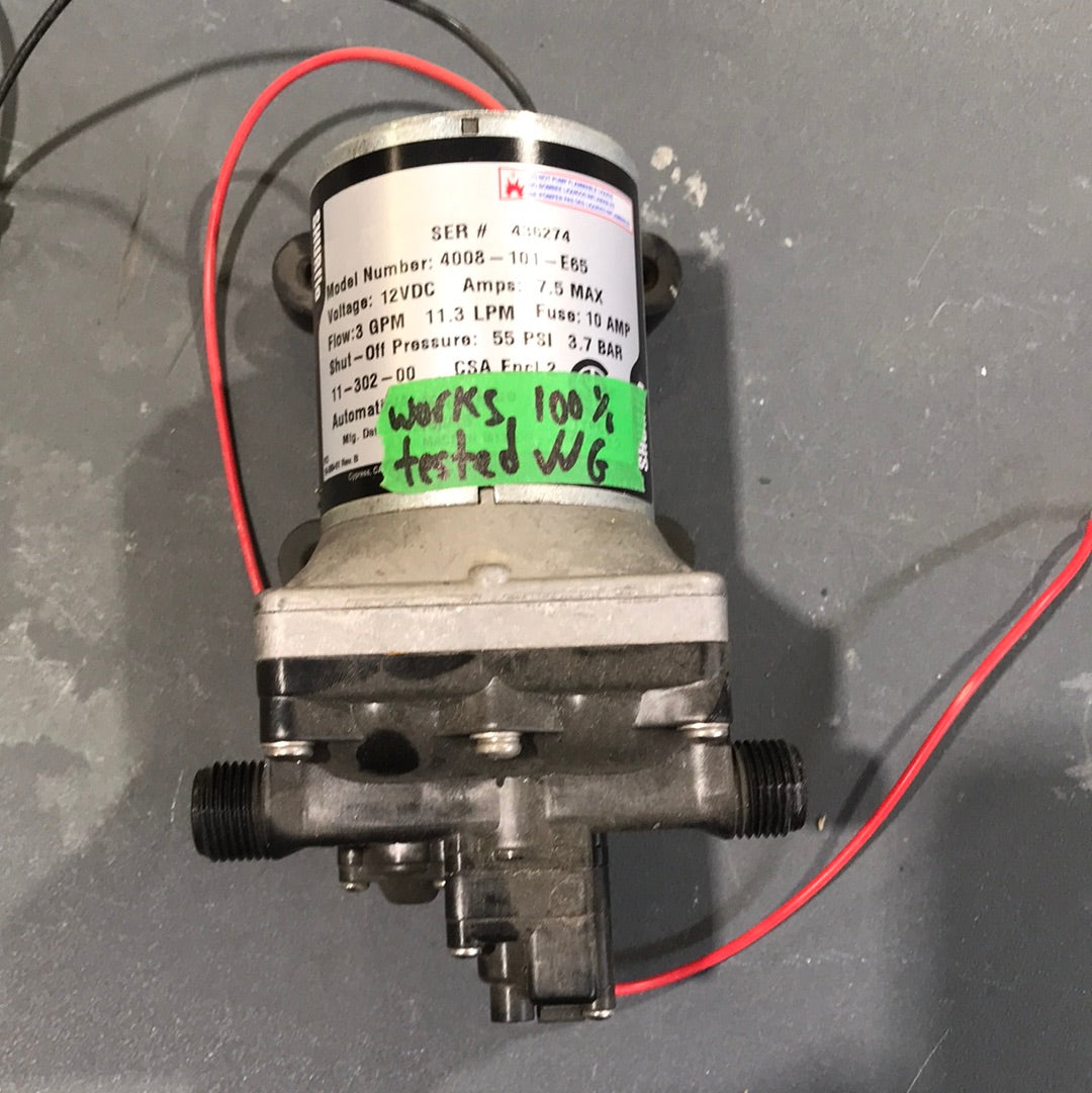 Used SHURflo Water Pump Motor Assembly 4088-101-E65 - Young Farts RV Parts