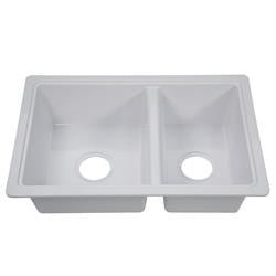 809030 Lippert Components Sink Double Kitchen Sink - Young Farts RV Parts