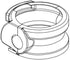 Dometic 385310109 Short Base Toilet Pedestal Cover - Bone - Young Farts RV Parts