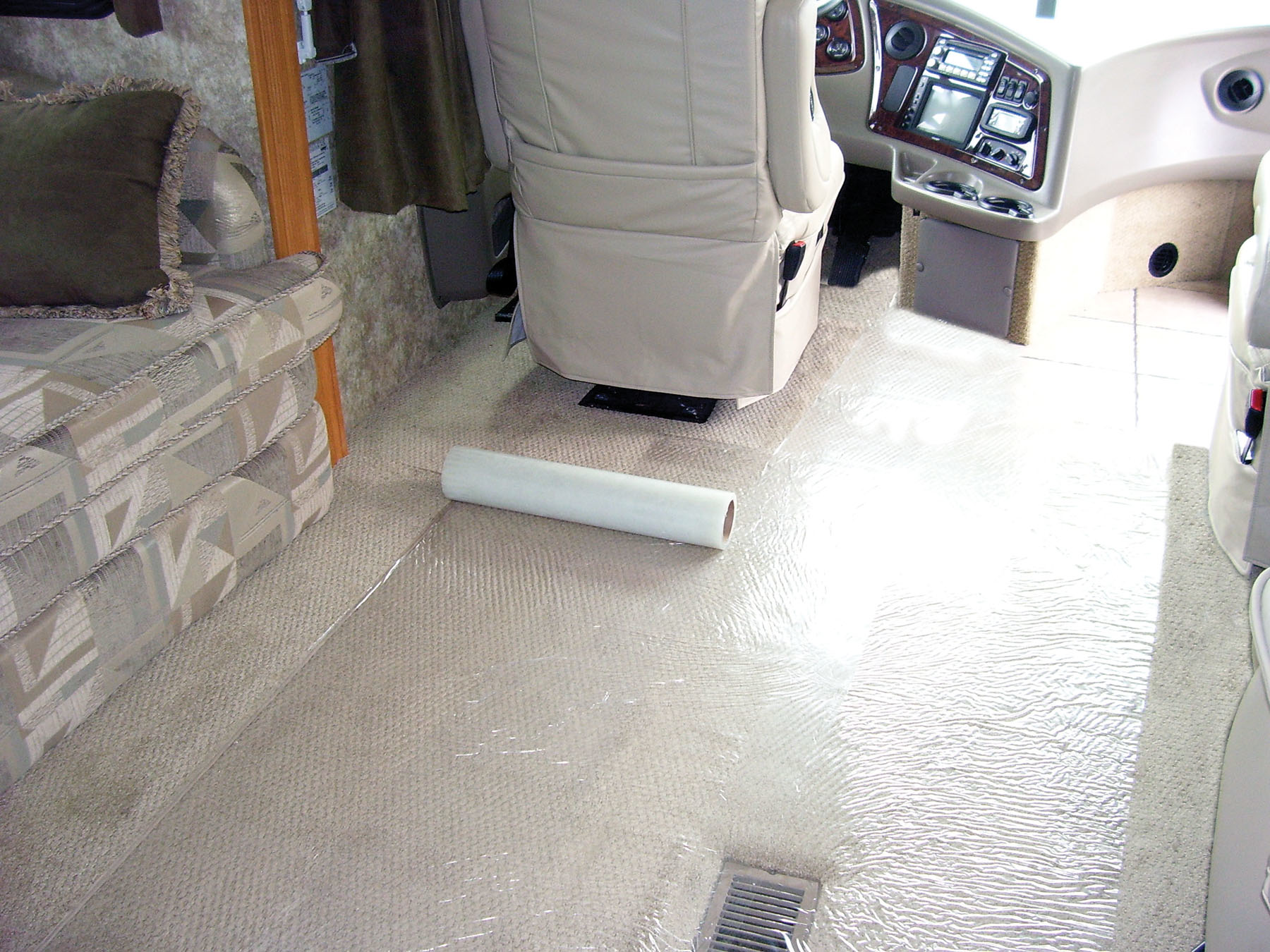 AP Products 01-9802 - Surface Shields 21" x 1000' Reverse Wound Self Adhesive Protective Film - Young Farts RV Parts