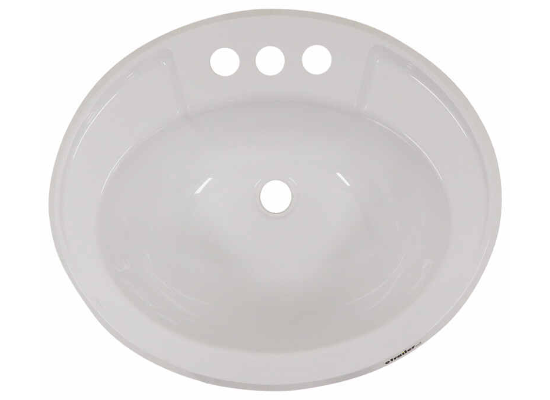 17"X20" ABS LAVATORY WHITE - Young Farts RV Parts