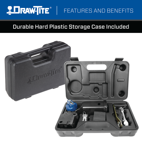 Draw Tite® • 76924 • Hidden Hitch® • Trailer Hitch Class III • Class III 2" (350 Lbs lbs GTW/3500 Lbs lbs TW) • Cadillac XT5 17-23 - Young Farts RV Parts