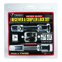 Load image into Gallery viewer, Trimax TM32 - (T3) 5/8&quot; Receiver Lock &amp; (TC2) 2.5&quot; Span Coupler Lock - Young Farts RV Parts