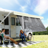 Camco 51457 - RV Awning Shade Kit - 54"x 180", Brown - Young Farts RV Parts
