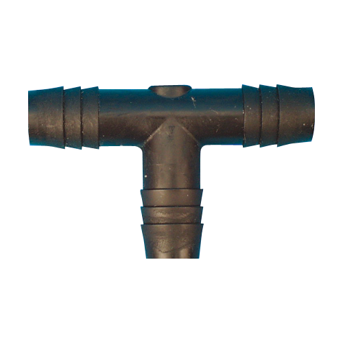 PLASTIC BARBED TEE - 3/8 - Young Farts RV Parts