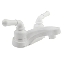 Load image into Gallery viewer, Dura Faucet DF-PL700C-WT - Dura Classical RV Lavatory Faucet - White - Young Farts RV Parts