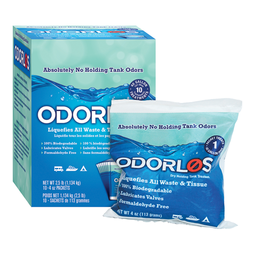 ODORLOS DRY 4OZ PK/10 - Young Farts RV Parts