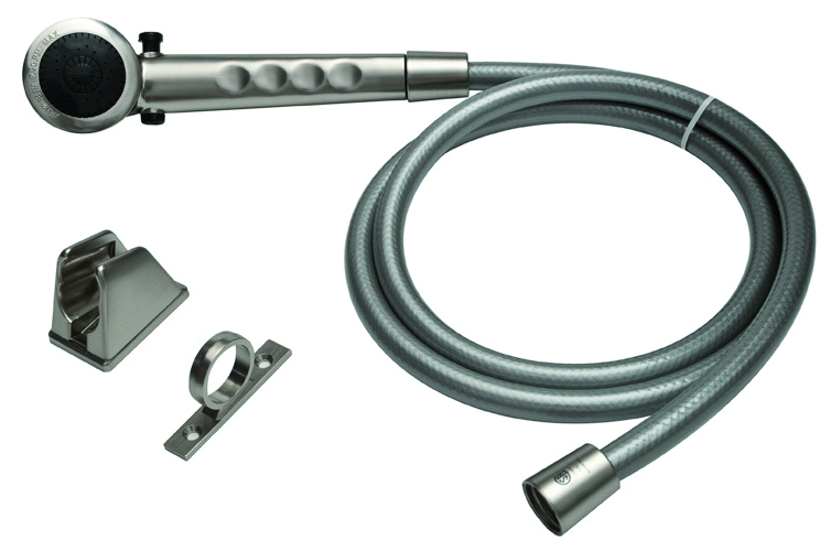 Dura Faucet DF-SA130-SN - Dura RV Shower Head & Hose - Brushed Satin Nickel - Young Farts RV Parts