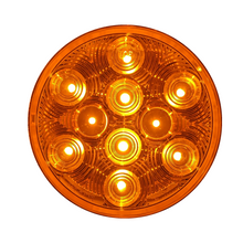Load image into Gallery viewer, Uni-Bond LED4000S-10A - LED 4&quot; Round Signal/Park Lamp – 10 Diodes Amber - Young Farts RV Parts