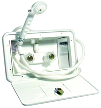Load image into Gallery viewer, Valterra PF266201 - Exterior Shower - White Plastic - Young Farts RV Parts