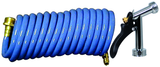 Valterra PF267003 - D&W Spray-Away™ Coiled Hose And Sprayer - 15? - Blue - Boxed