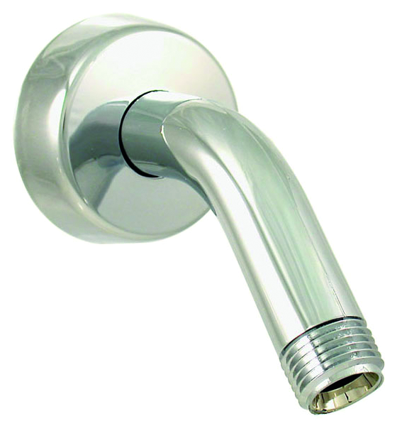 Valterra PF285001 - Shower Arm & Flange - 1/2? - Plastic - Chrome Finish - Carded - Young Farts RV Parts