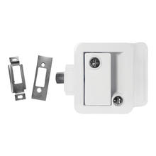 Load image into Gallery viewer, RV Pro RVP194101 - RV Paddle Entry Door Lock Latch with Deadbolt White - Young Farts RV Parts