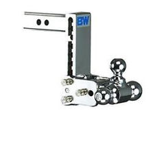 Load image into Gallery viewer, BW TS10049C - Class 4, &quot;Tow &amp; Stow&quot; Adjustable 7&quot; Drop Chrome Tri-Ball Mount for 2&quot; Receivers - Young Farts RV Parts