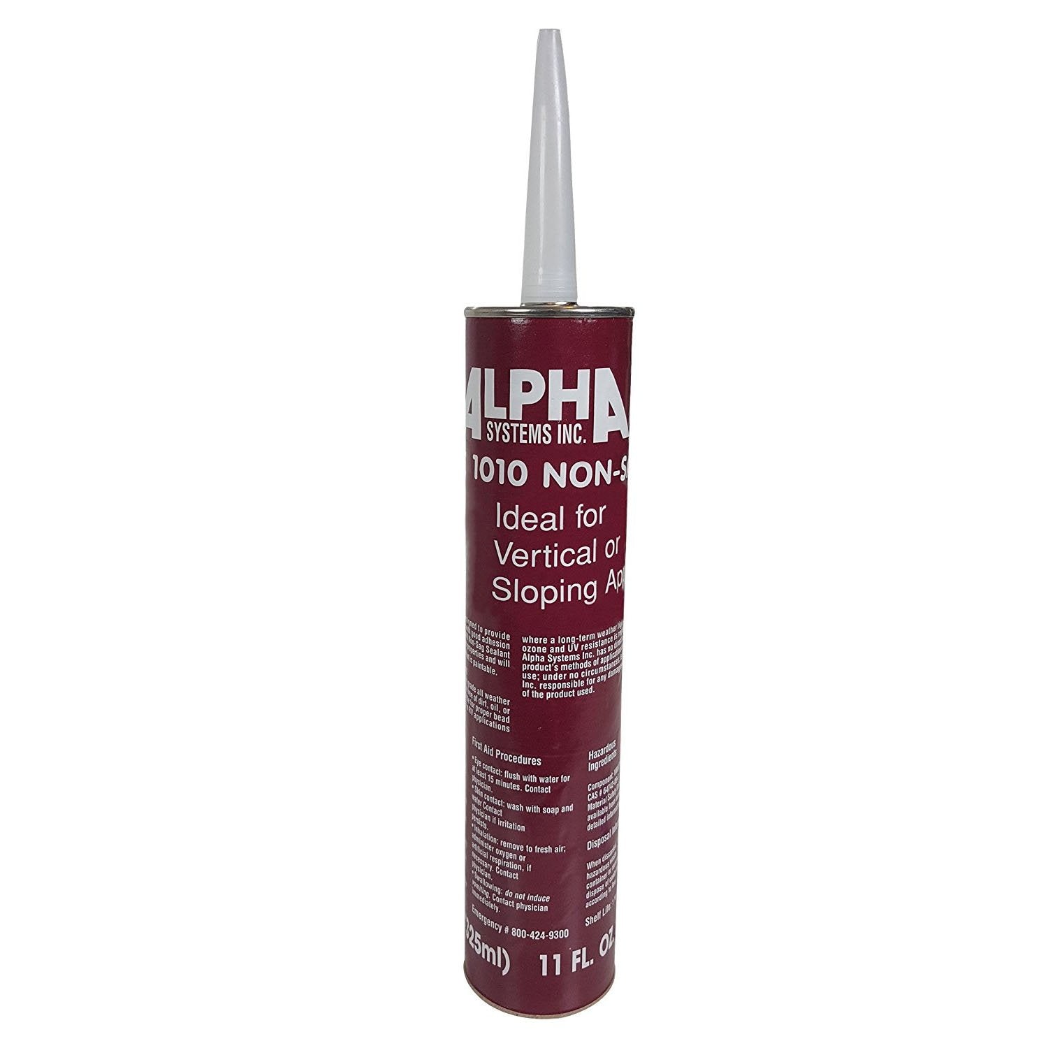 Alpha Systems 862157 - Non-Sag Sealant 1010 - Low VOC - White - 10.3 oz - Young Farts RV Parts