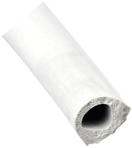 AP Products 018-204 White 1/2" x 3/8" 50' Rubber D-Seal with Tape - Young Farts RV Parts