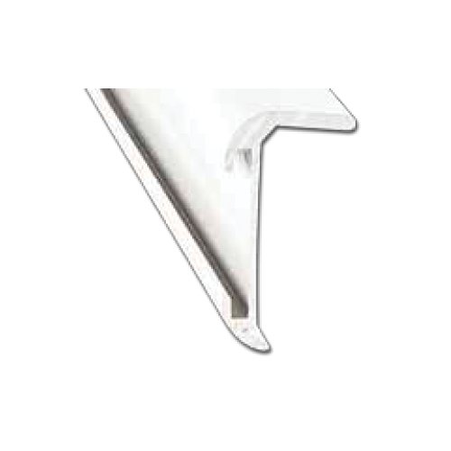 AP Products 021-85001-16 Insert Corner Molding Trim Roof 16' (Single) - White - Young Farts RV Parts