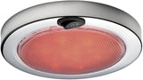 Aqua Signal 5 1/2-Inch 12-Volt LED Dome Light with Switch for RedWarm White Light