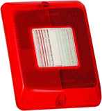 Bargman Replacement Tail Light Lens SAE-IST P2-84-DOT - Red