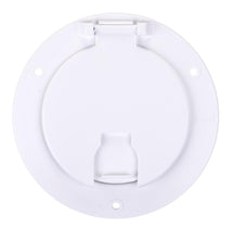 Load image into Gallery viewer, B&amp;B Molders 94329 Electrical Cable Hatch, Polar White - Young Farts RV Parts