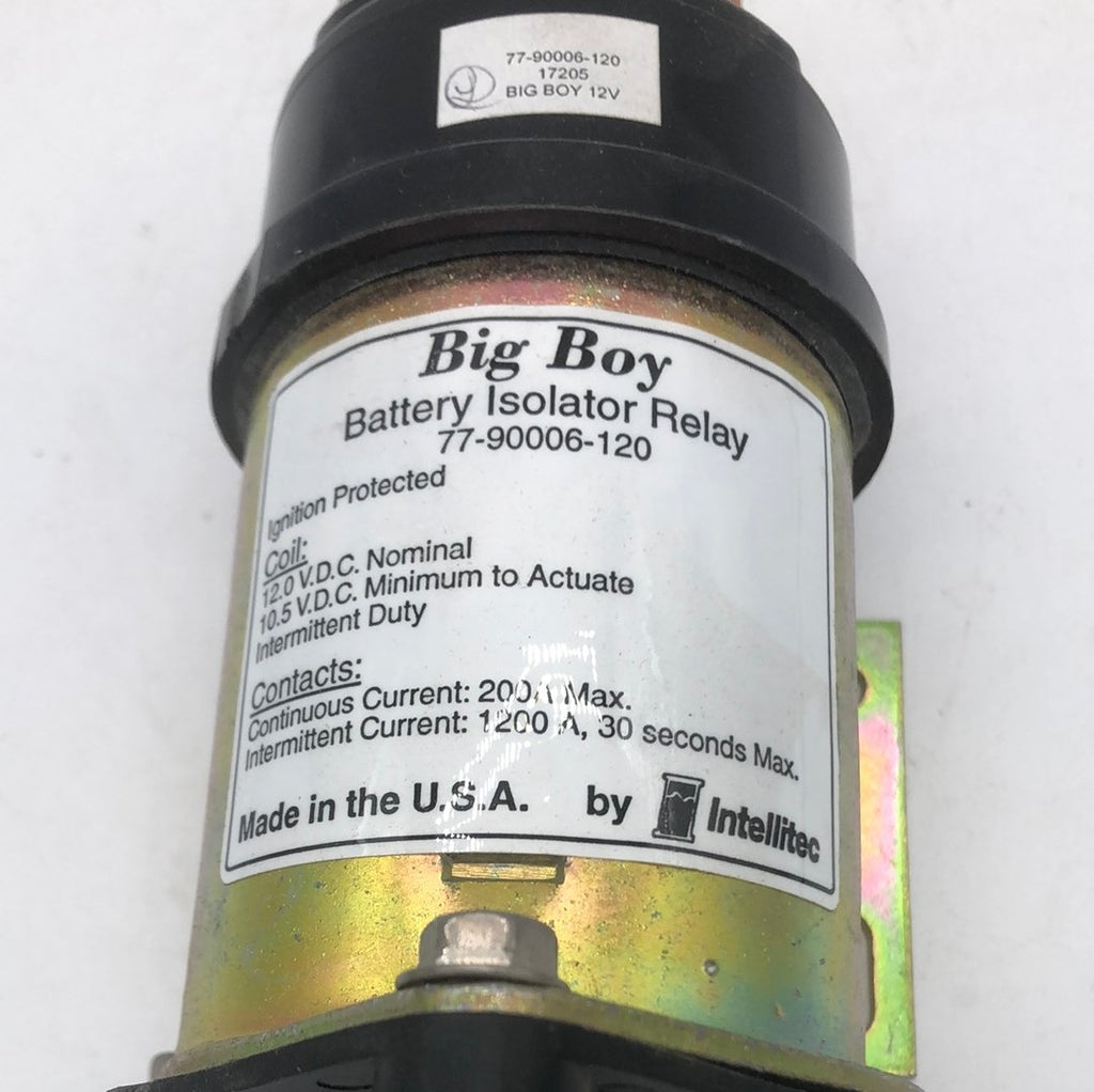 Big Boy Battery Isolator Relay 77-90006-120 - Young Farts RV Parts