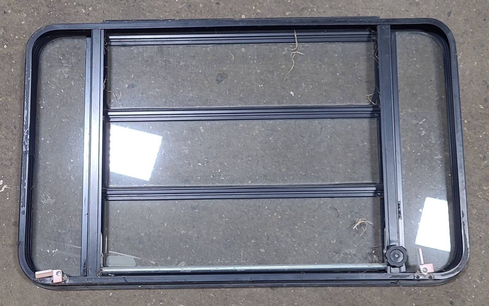 Black Radius Emergency Opening Window : 34 1/4