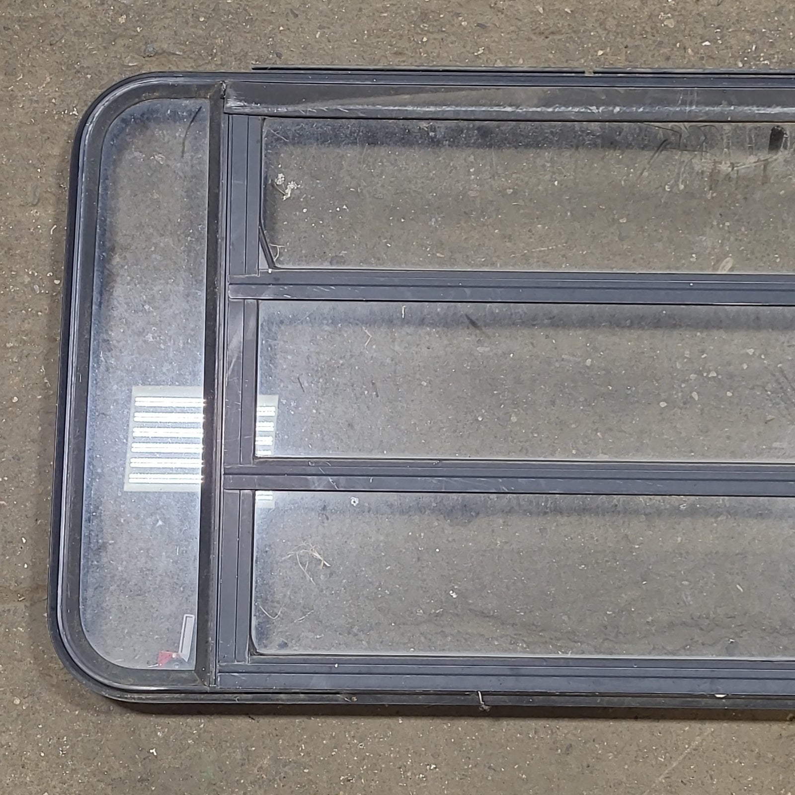 Black Radius Emergency Opening Window : 34 1/4