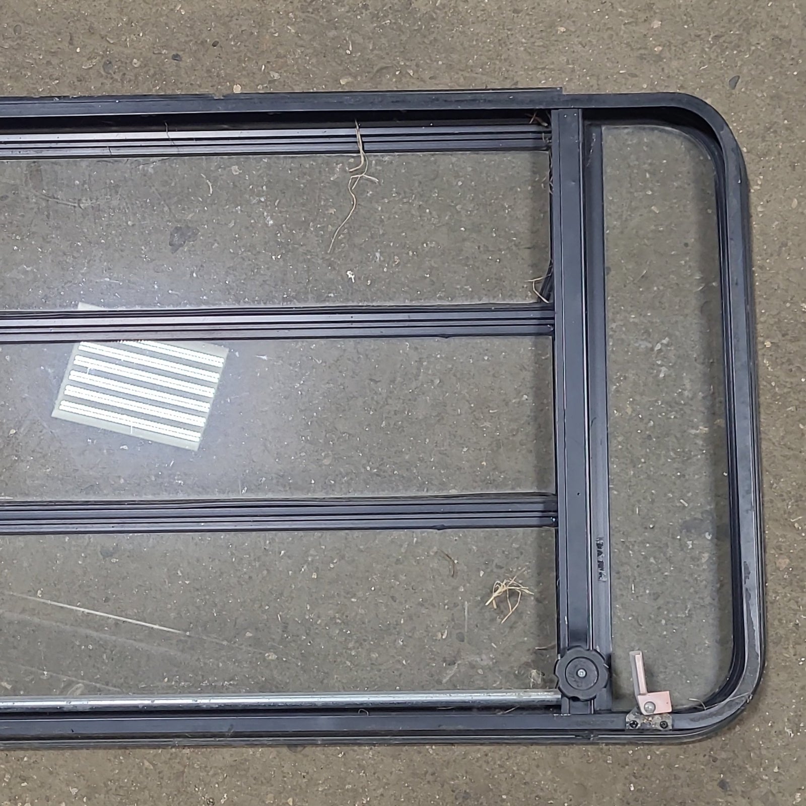 Black Radius Emergency Opening Window : 34 1/4