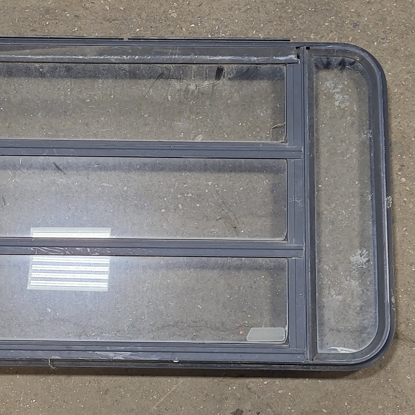 Black Radius Emergency Opening Window : 34 1/4