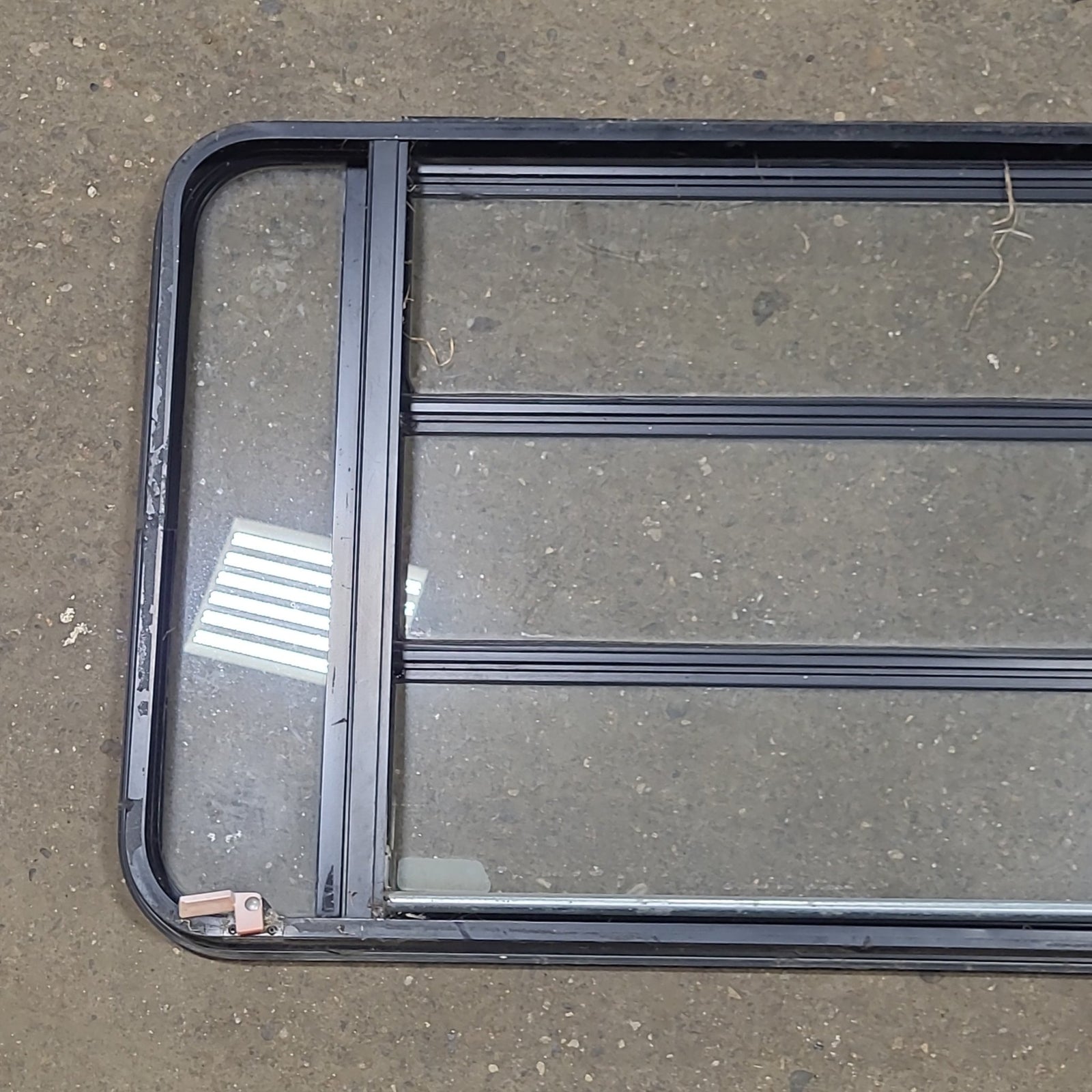 Black Radius Emergency Opening Window : 34 1/4