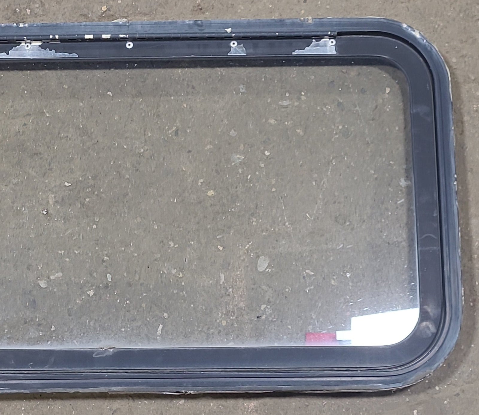 Black Radius Emergency Opening Window : 35 1/2