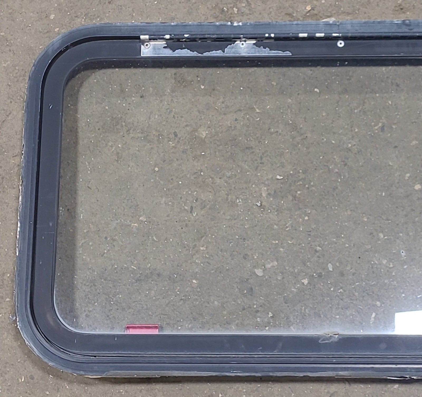 Black Radius Emergency Opening Window : 35 1/2